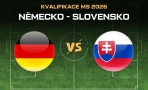 Futbal Německo - Slovensko kvalifikace na MS 2026