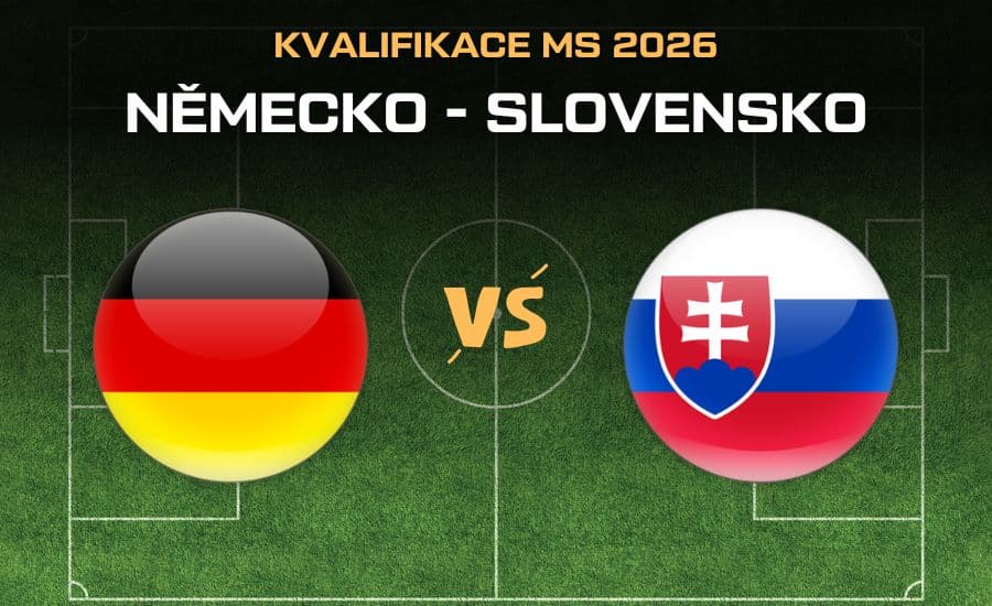 Futbal Německo - Slovensko kvalifikace na MS 2026