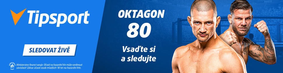 Sledujte Oktagon 80 živě na TV Tipsport