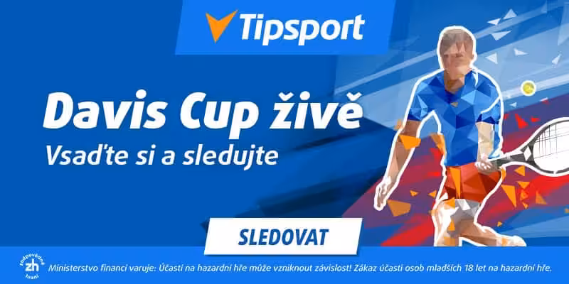 Tenis Davis Cup live stream na TV Tipsport