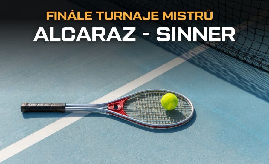 Alcaraz - Sinner živě |16.11.| finále Turnaje mistrů live stream zdarma, bilance, kurzy 1 Alcaraz - Sinner