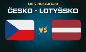 Česko - Lotyšsko MS v hokeji U20