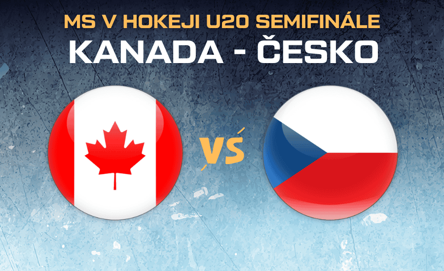 MS hokej U20 Kanada - Česko: Čeští junioři zvítězili 6:4 a počtvrté v historii hrají o zlaté medaile 1 Kanada - Česko MS v hokeji U20 semifinále