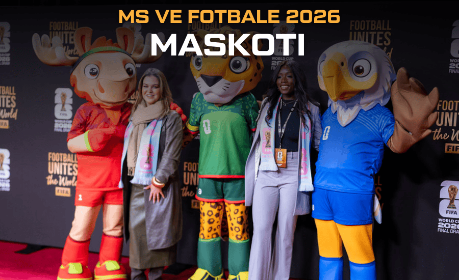 Maskoti na MS ve fotbale 2026