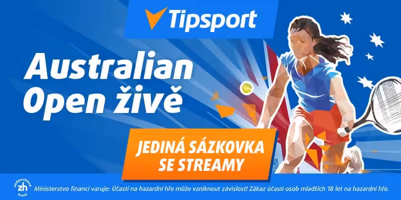 Sledujte Australian Open live na TV Tipsport