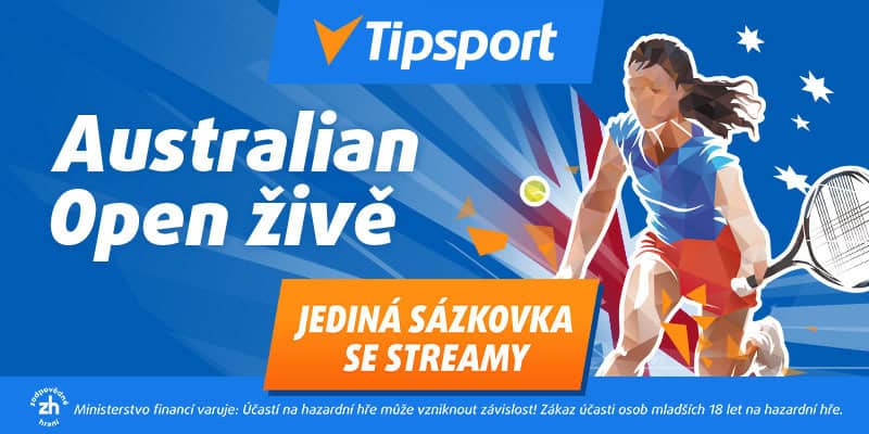 Sledujte Australian Open live na TV Tipsport