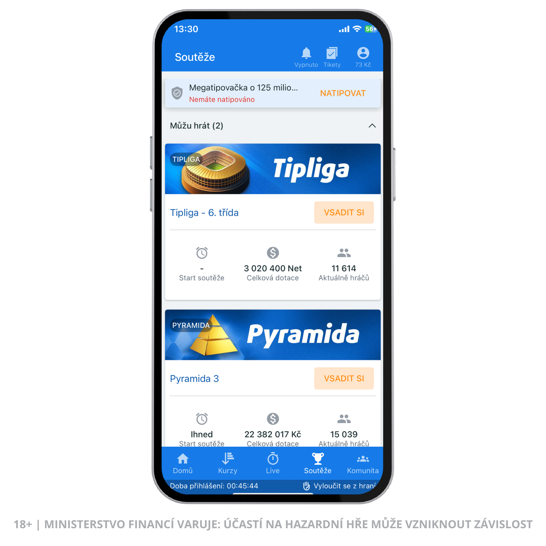 Tipsport mobilní aplikace 4