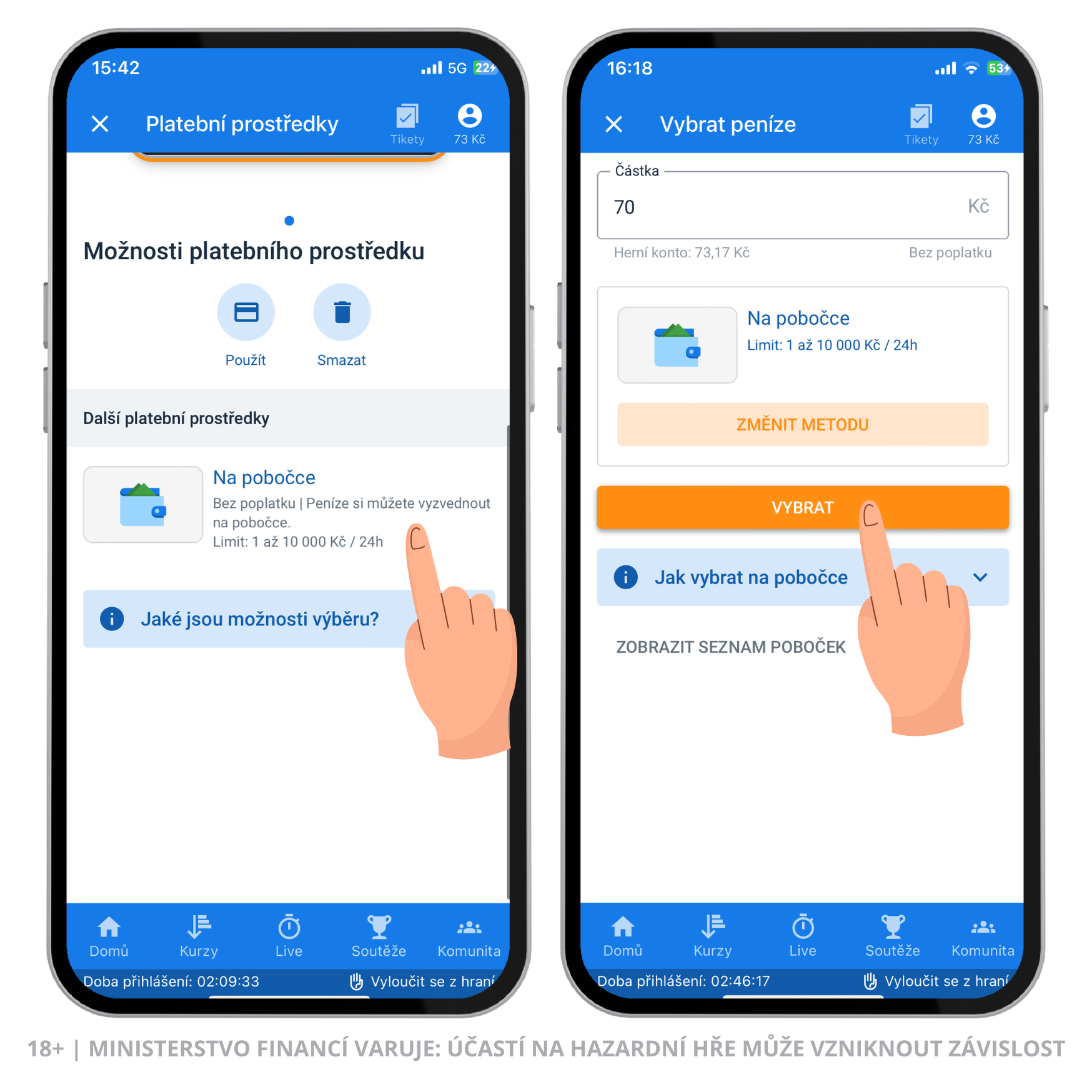 Tipsport platební metody 5