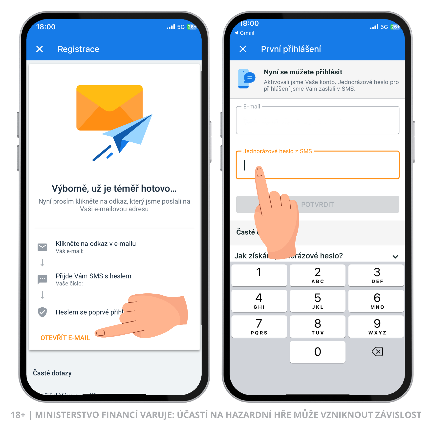 Tipsport registrace a přihlášení 2