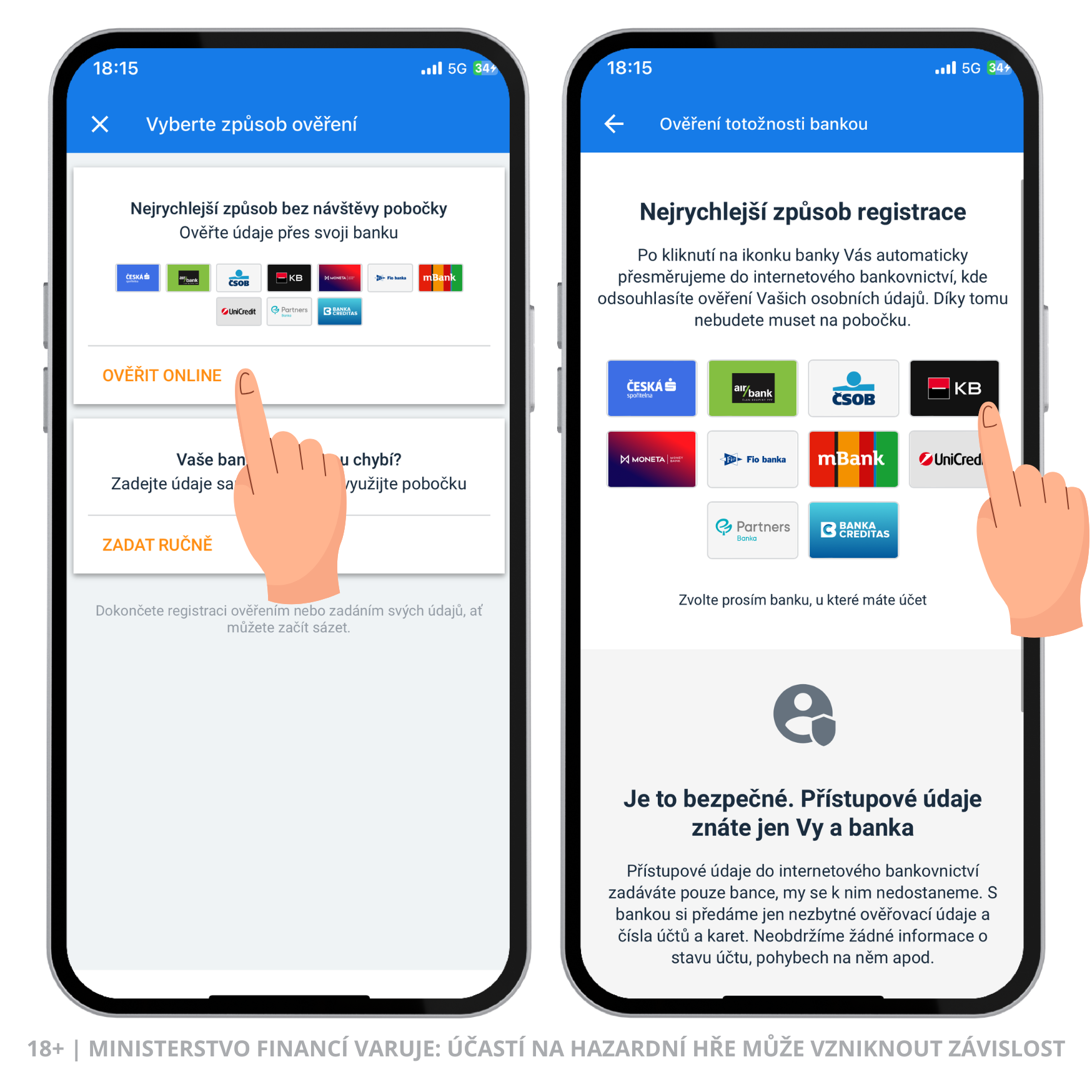 Tipsport registrace a přihlášení 3