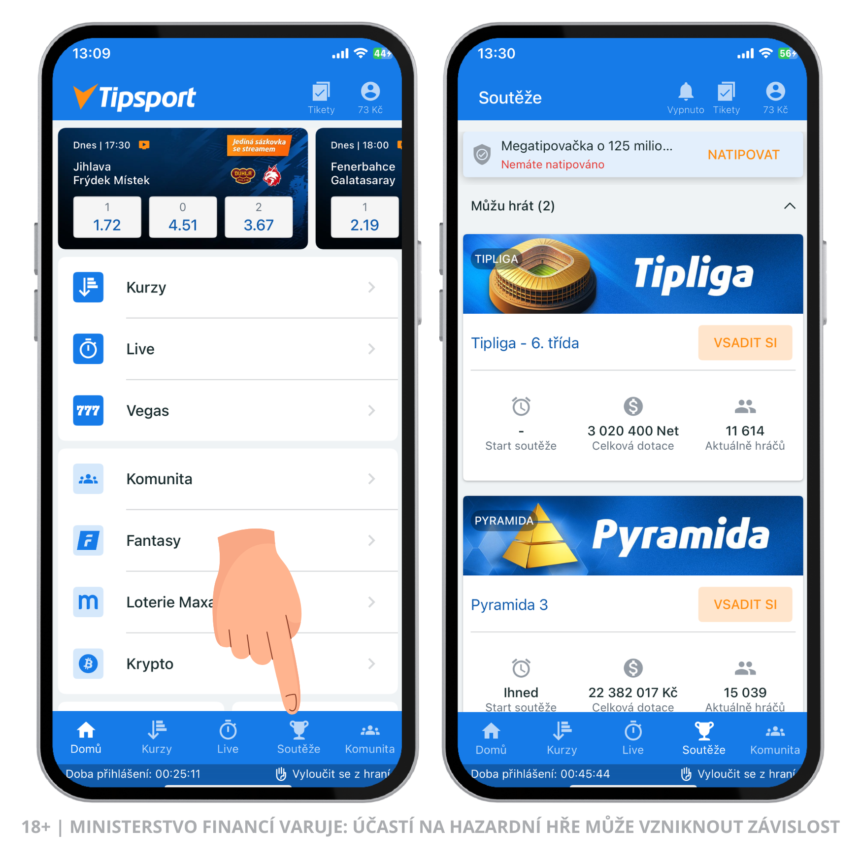 Tipsport soutěže 1