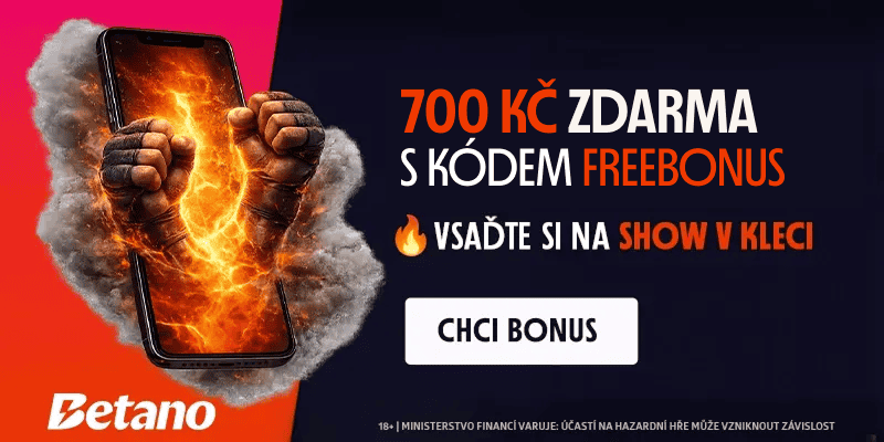 Bonus 700 Kč od Betana na show v kleci