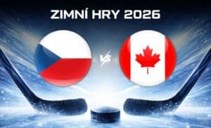 Česko - Kanada hokej zimní hry 2026