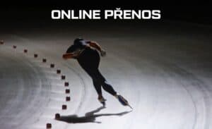 Online přenos - rychlobruslení závod s hromadným startem muži (Metoděj Jílek)