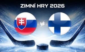 Slovensko - Finsko hokej zimní hry 2026