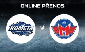ONLINE přenos: Kometa Brno - České Budějovice