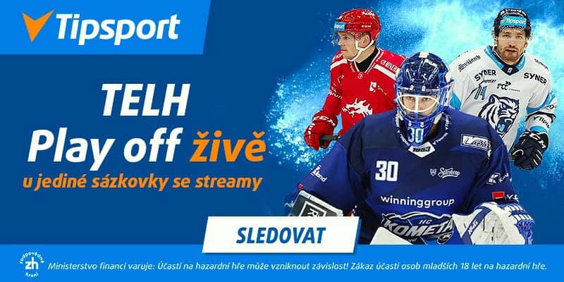 TELH play-off live stream jen na TV Tipsport