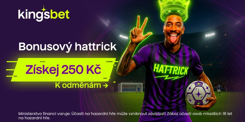 Kingsbet bonus 250 Kč