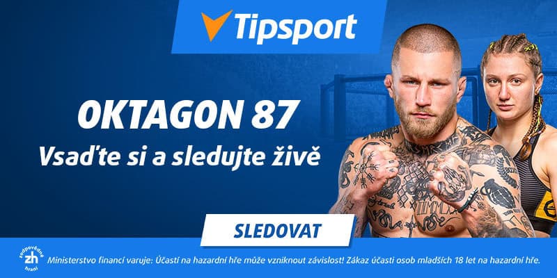 Oktagon 87 Liberec live stream na TV Tipsport