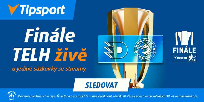 Sledujte finále TELH 2026 zdarma na Tipsportu
