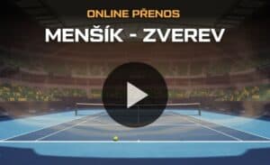 ONLINE přenos: Menšík - Zverev
