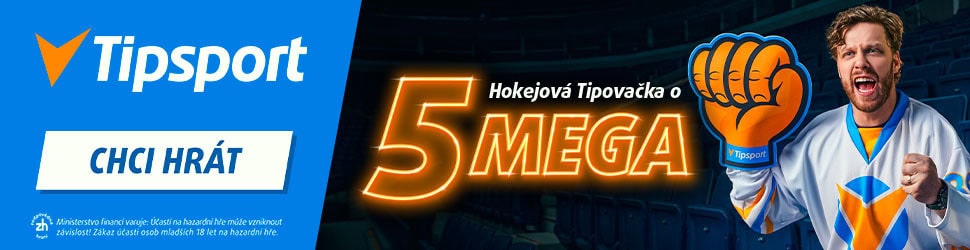 Tipovačka MS v hokeji 2026 o 5 megas Tipsportem
