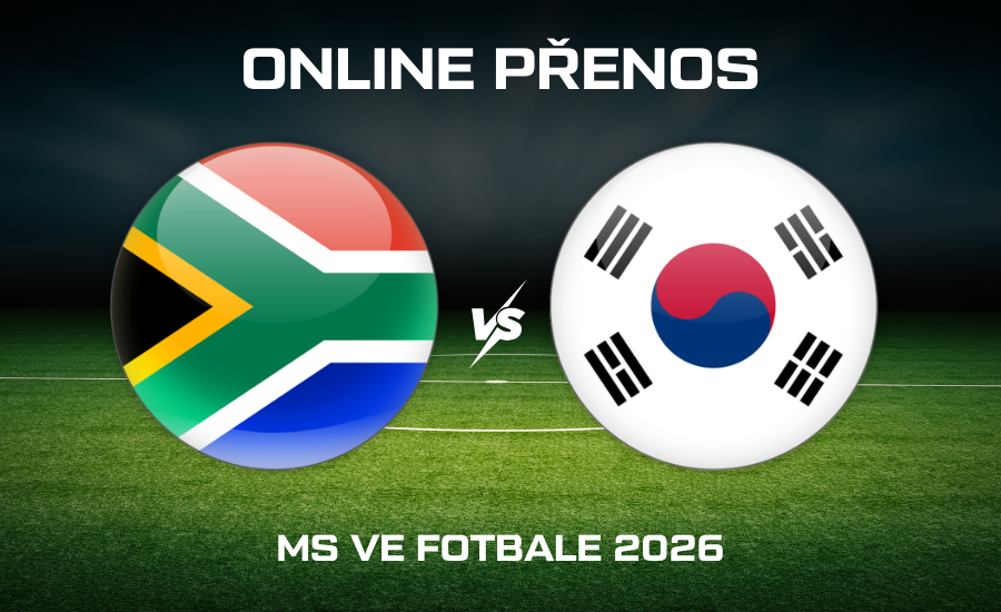 ONLINE přenos: JAR - Jižní Korea živě |25.6.| MS ve fotbale 2026 1 ONLINE přenos: JAR - Jižní Korea MS 2026