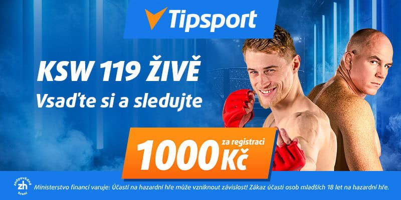 KSW 119 livestream zdarma na TV Tipsport