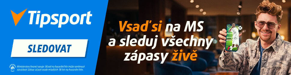 Live streamy MS ve fotbale zdarma na Tipsportu