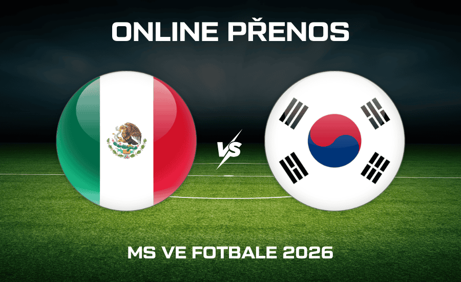 Mexiko - Jižní Korea ONLINE MS ve fotbale 2026 19.6.