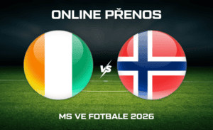 ONLINE přenos: Pobřeží slonoviny - Norsko MS 2026