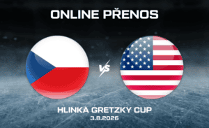 ONLINE: Česko U18 - USA U18 4.8. Hlinka Gretzky Cup 2026