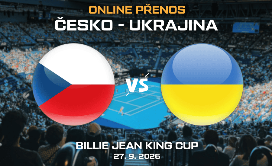 Česko - Ukrajina ONLINE |27.9.| Finále BJK Cupu přes live stream zdarma 1 Česko - Ukrajina ONLINE