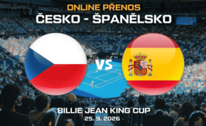 Kde sledovat Česko – Španělsko živě |25.9.| Pohár Billie Jean Kingové přes live stream zdarma (semifinále)