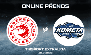 ONLINE: Třinec – Kometa |18.9.| Tipsport extraliga live stream zdarma (2. kolo)