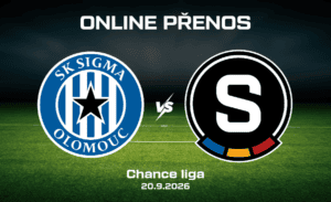 ONLINE: Olomouc – Sparta živě |20.9.| Chance Liga přes live stream bez placení