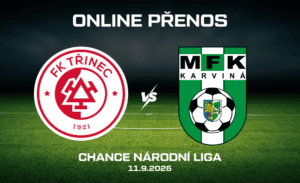 ONLINE: Třinec – Karviná |11.9.| Chance Národní Liga přes live stream zdarma