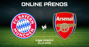 Bayern – Arsenal online |21.10.| live stream: kde zápas pustit a kolik to stojí?