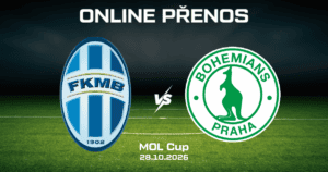 Mladá Boleslav – Bohemians online |28.10.| přenos osmifinále MOL Cupu zdarma
