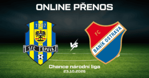 Opava – Baník B ONLINE |23.10.| Chance Národní Liga live stream a přenos