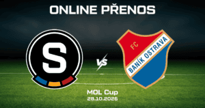 Sparta – Baník online |28.10.| živý přenos MOL Cupu zdarma + tip na handicap